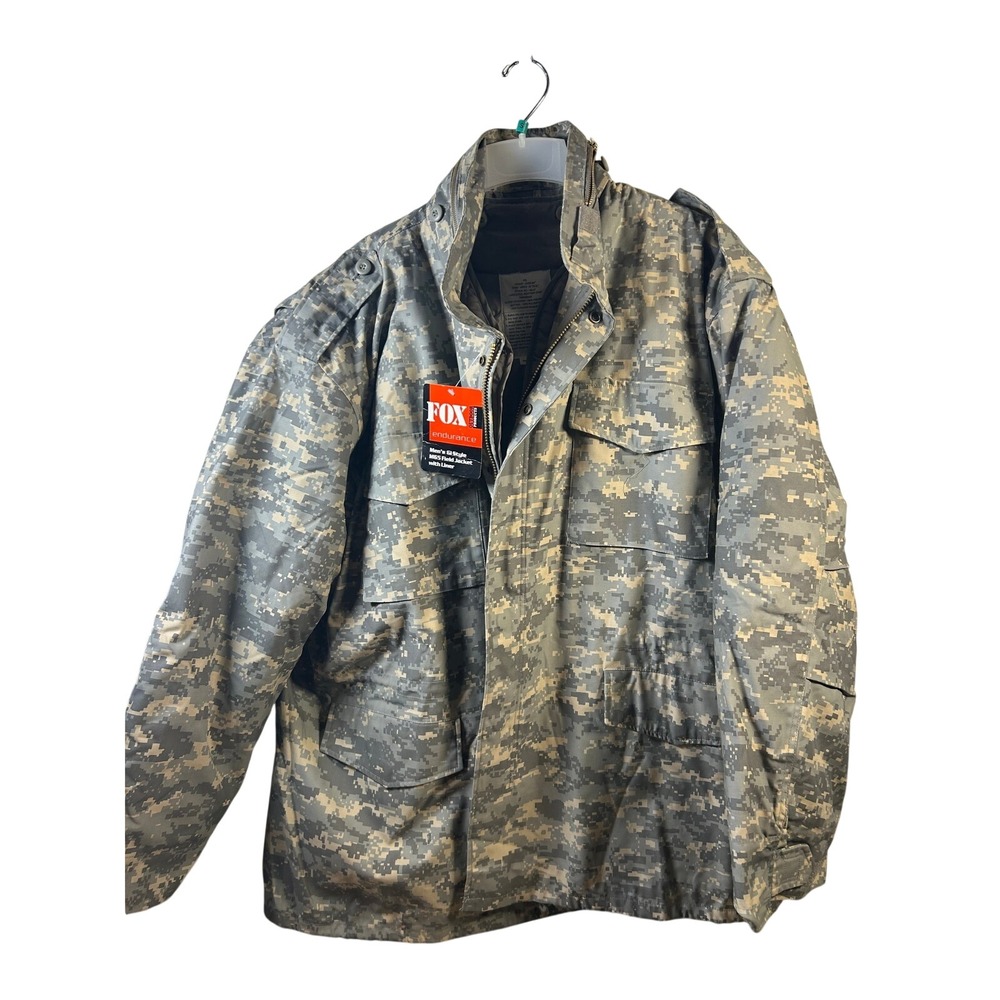 4XL 68-37 Fox Outdoor Products Mens M65 Field Jacket Army‎ Digital Camo Liner